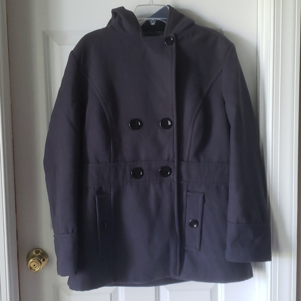 Metaphor Hooded Pea Coat